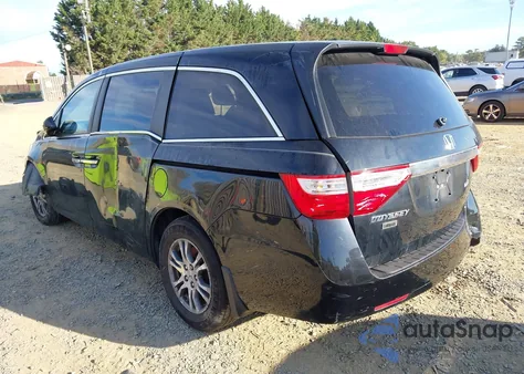 2013 Honda Odyssey Ex-L z USA, uszkodzony, nr VIN 5FNRL5H62DB084253